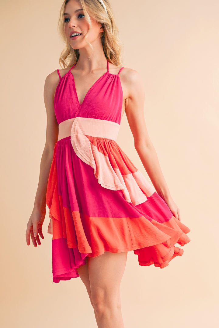 Faith Colorblock Dress