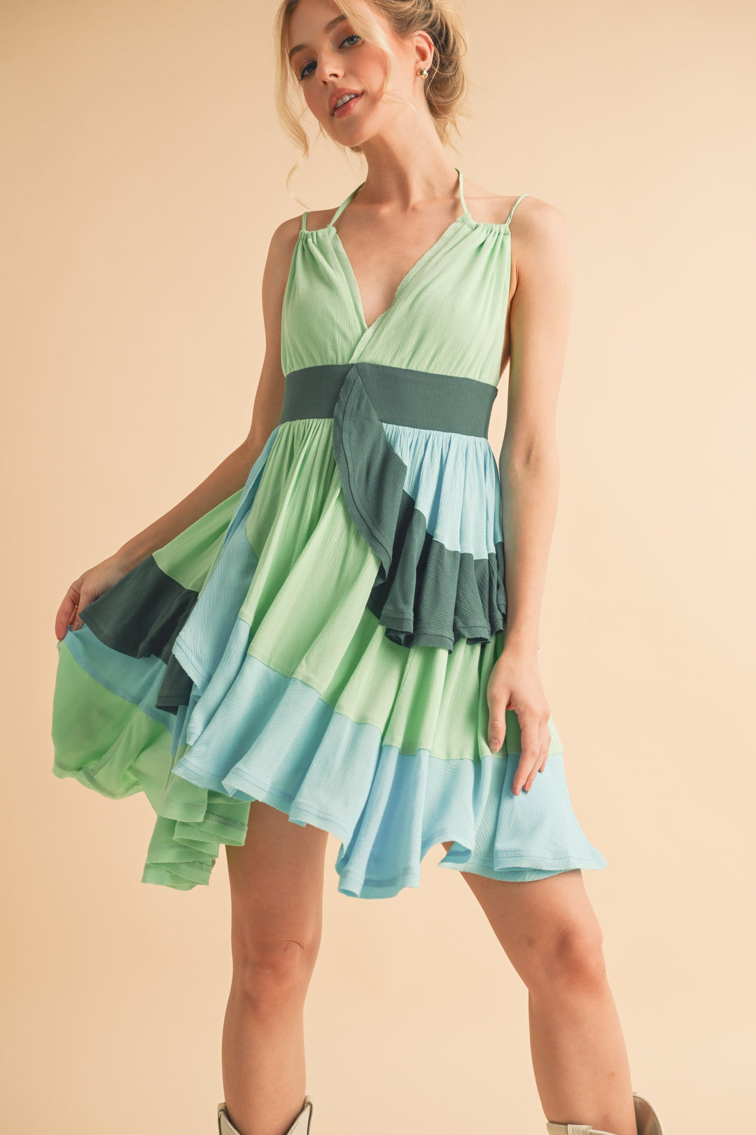 Faith Colorblock Dress