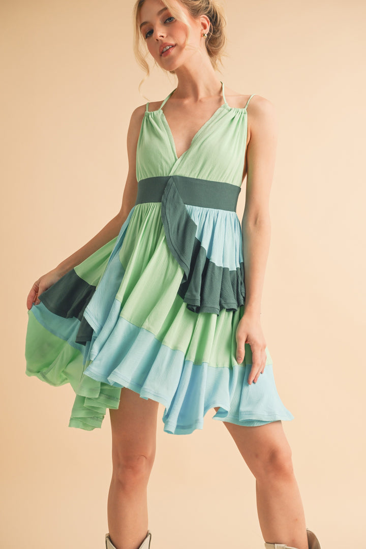 Faith Colorblock Dress