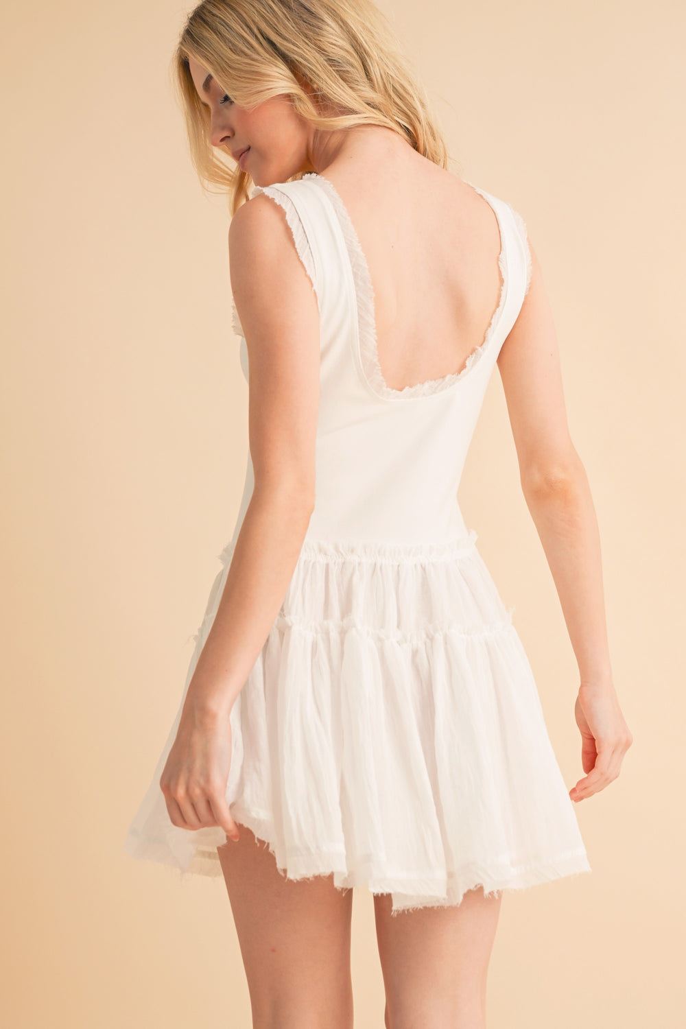 Black Love Drop Waist Dress