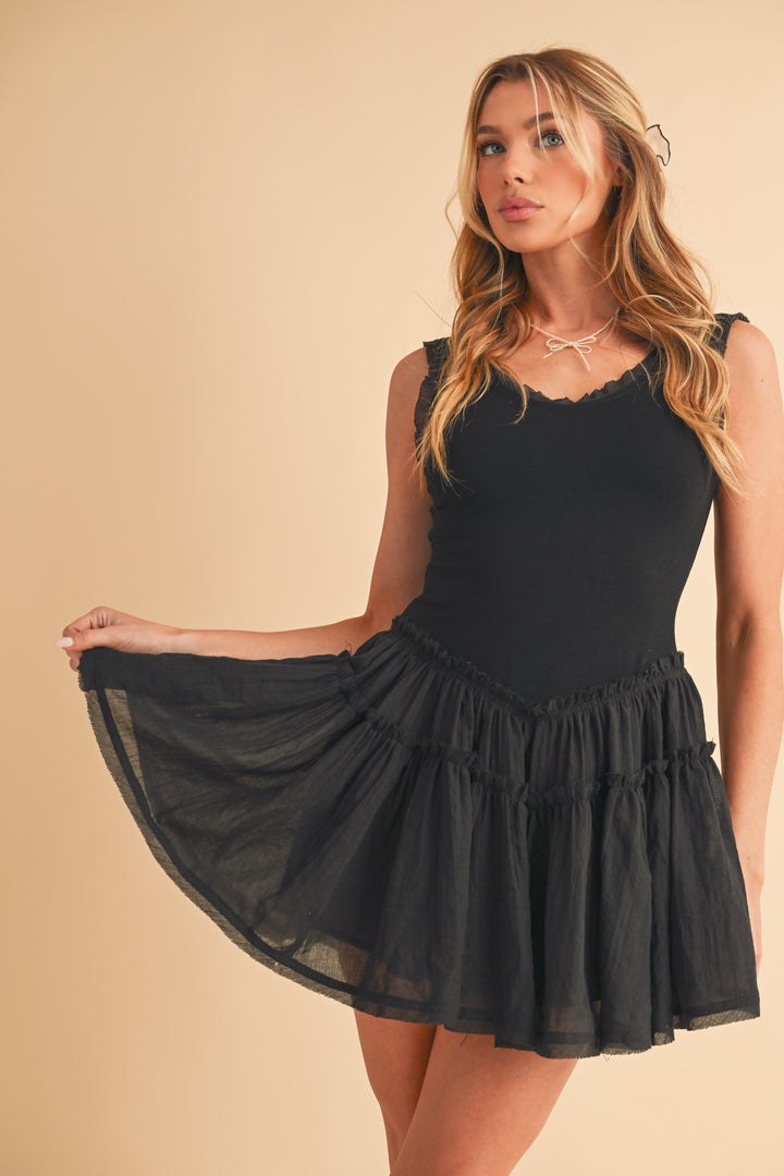 Sky Love Drop Waist Dress