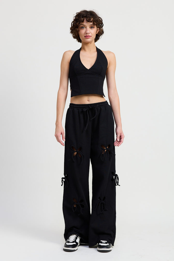 French Terry Halter Top