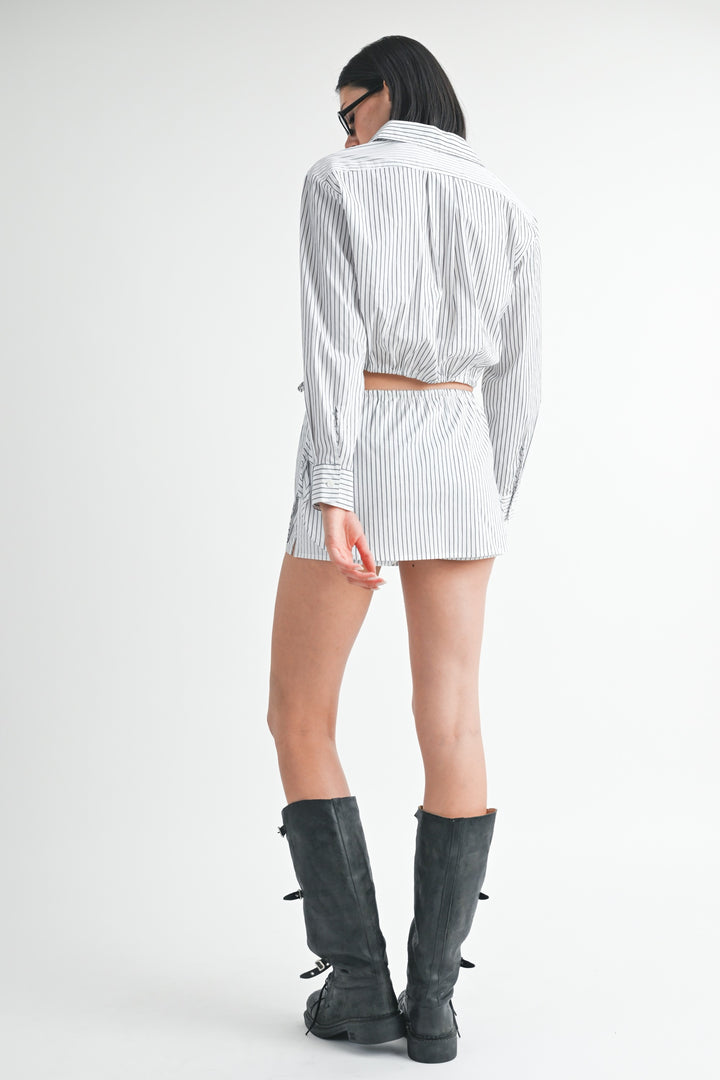 Button Up Collared Top