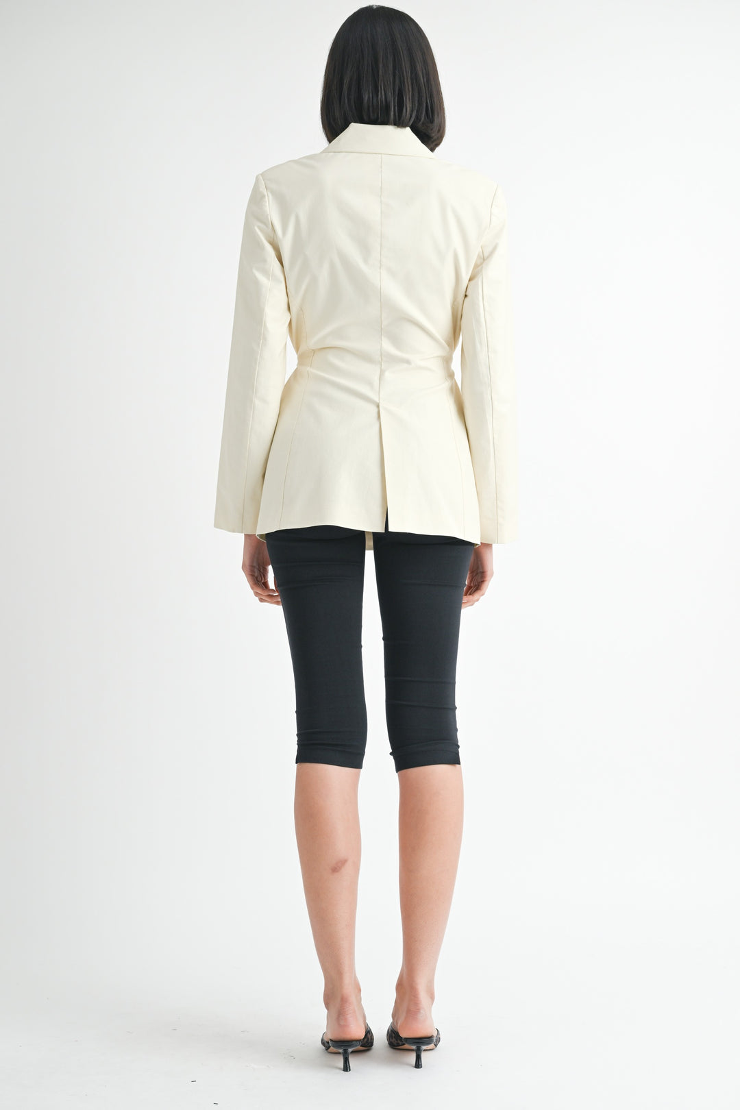 Blazer With Waist Belt