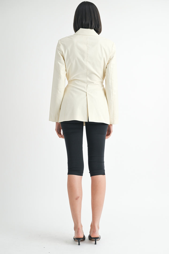 Blazer With Waist Belt