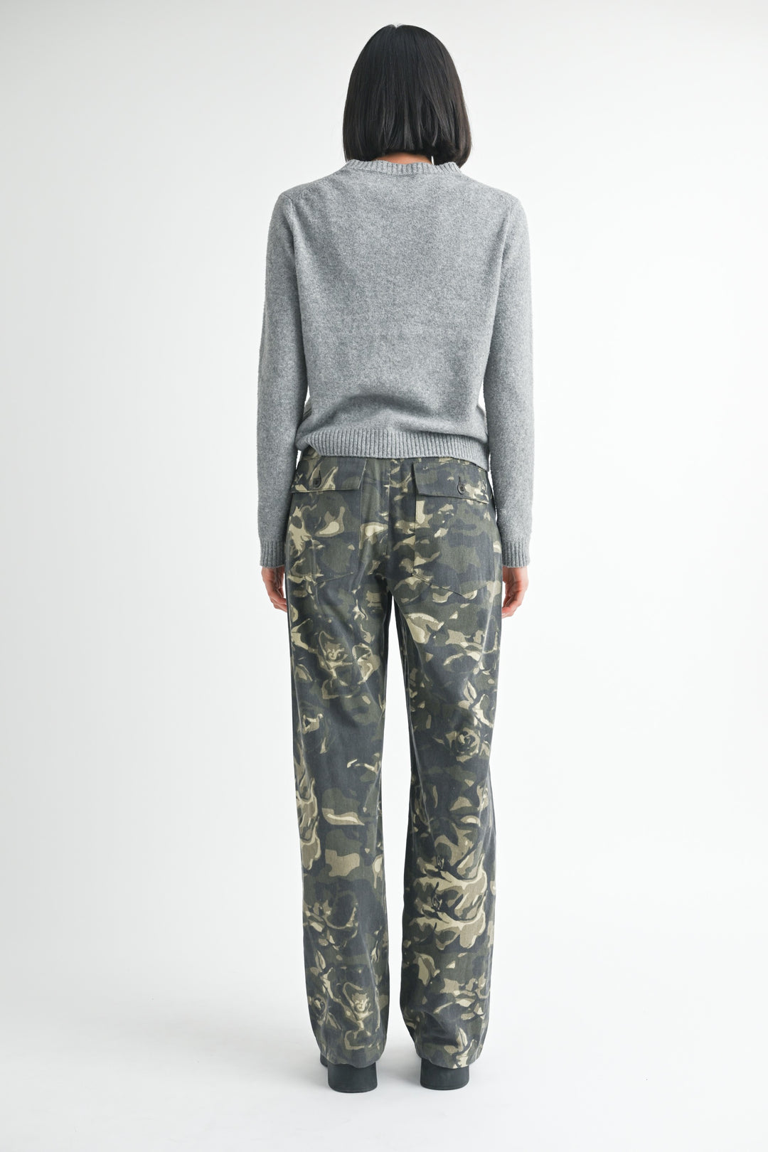 Straight Leg Pants With Pockets
