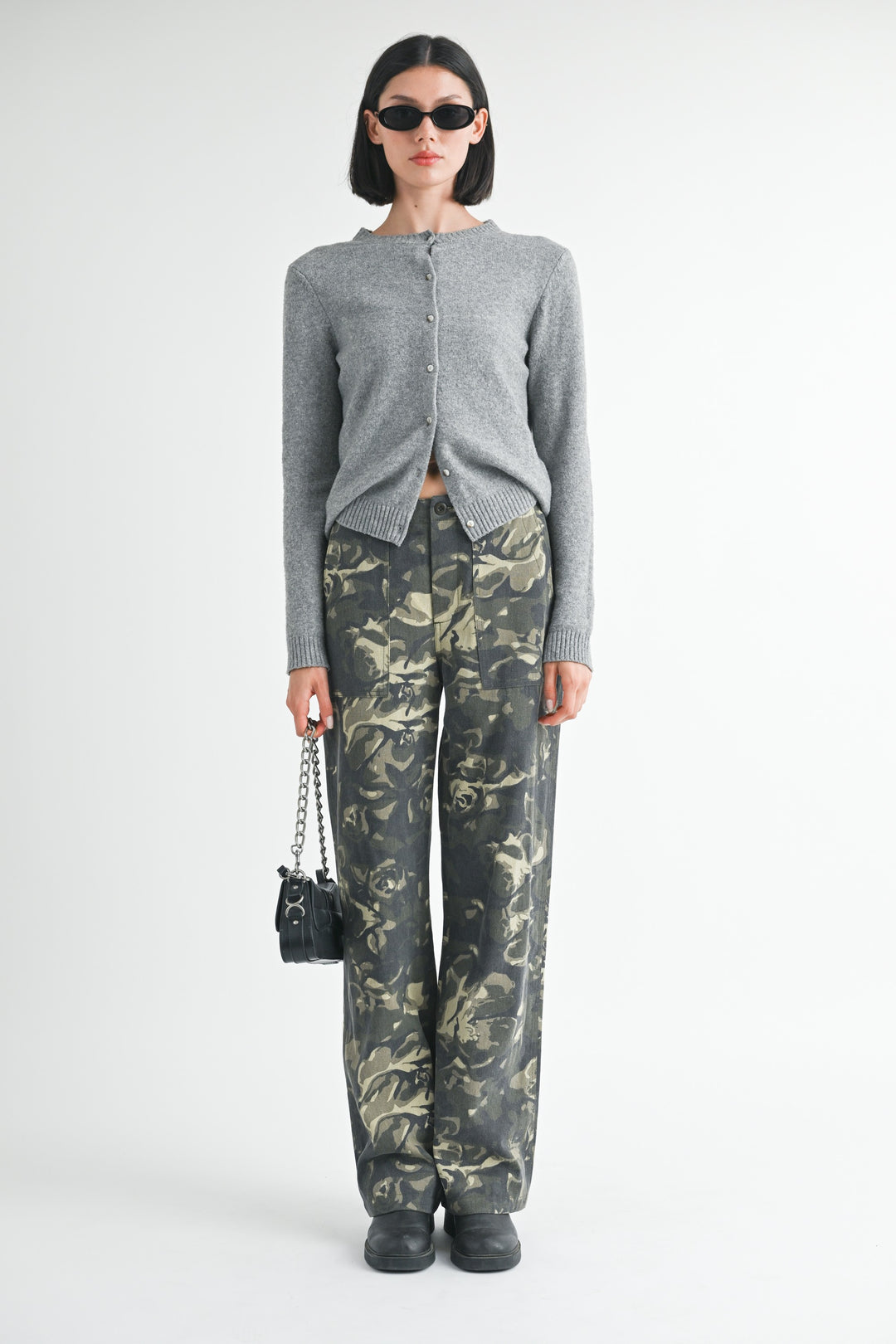 Straight Leg Pants With Pockets