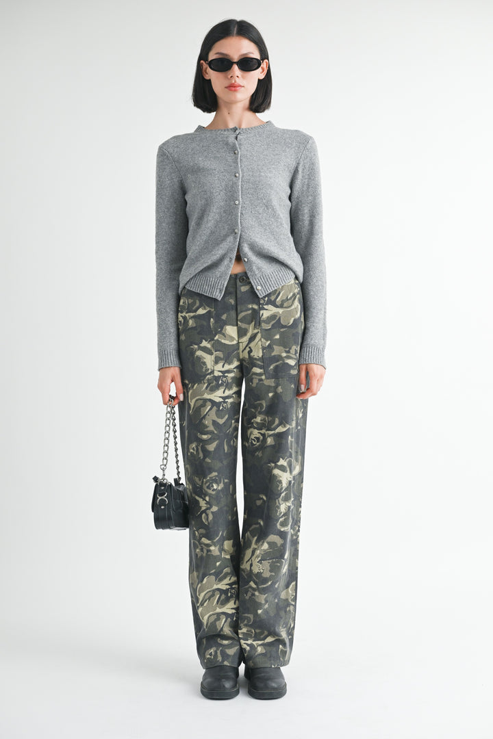Straight Leg Pants With Pockets