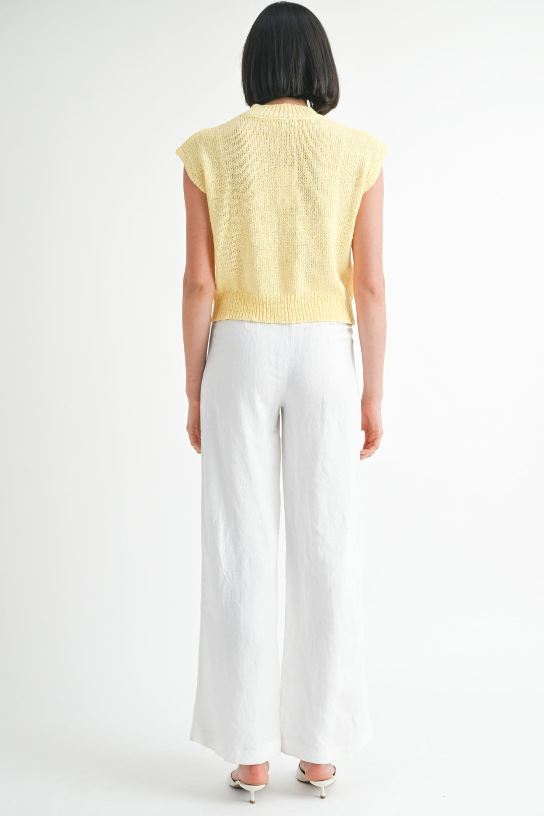 Sleeveless Sweater Top