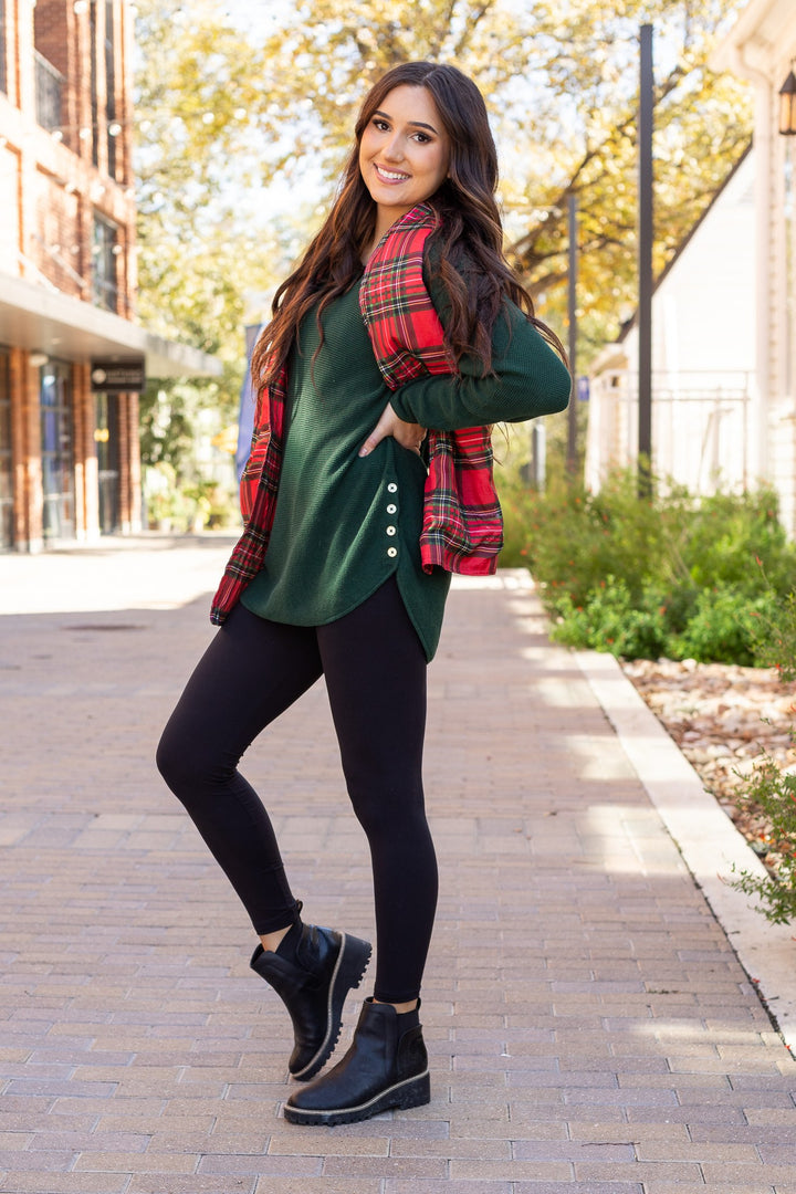 The Avery Black Full Length Leggings No Pockets