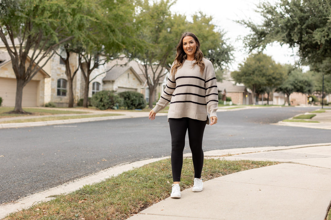 The Avery Black Full Length Leggings No Pockets
