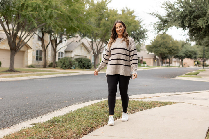 The Avery Black Full Length Leggings No Pockets