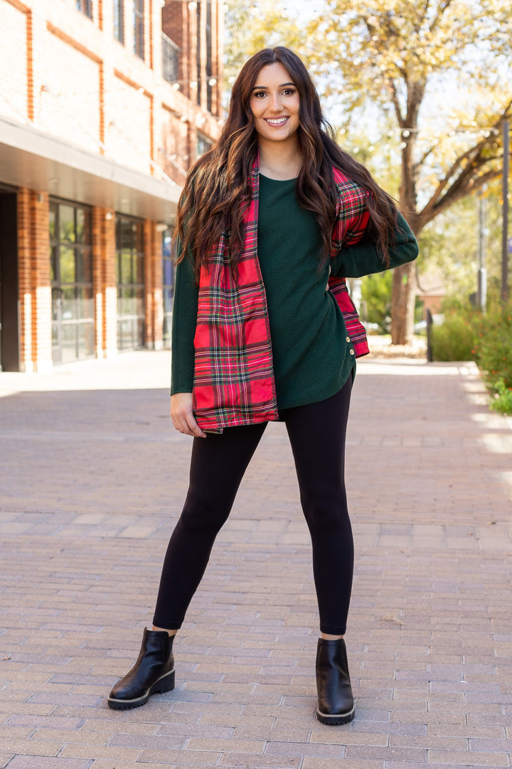 The Avery Black Full Length Leggings No Pockets