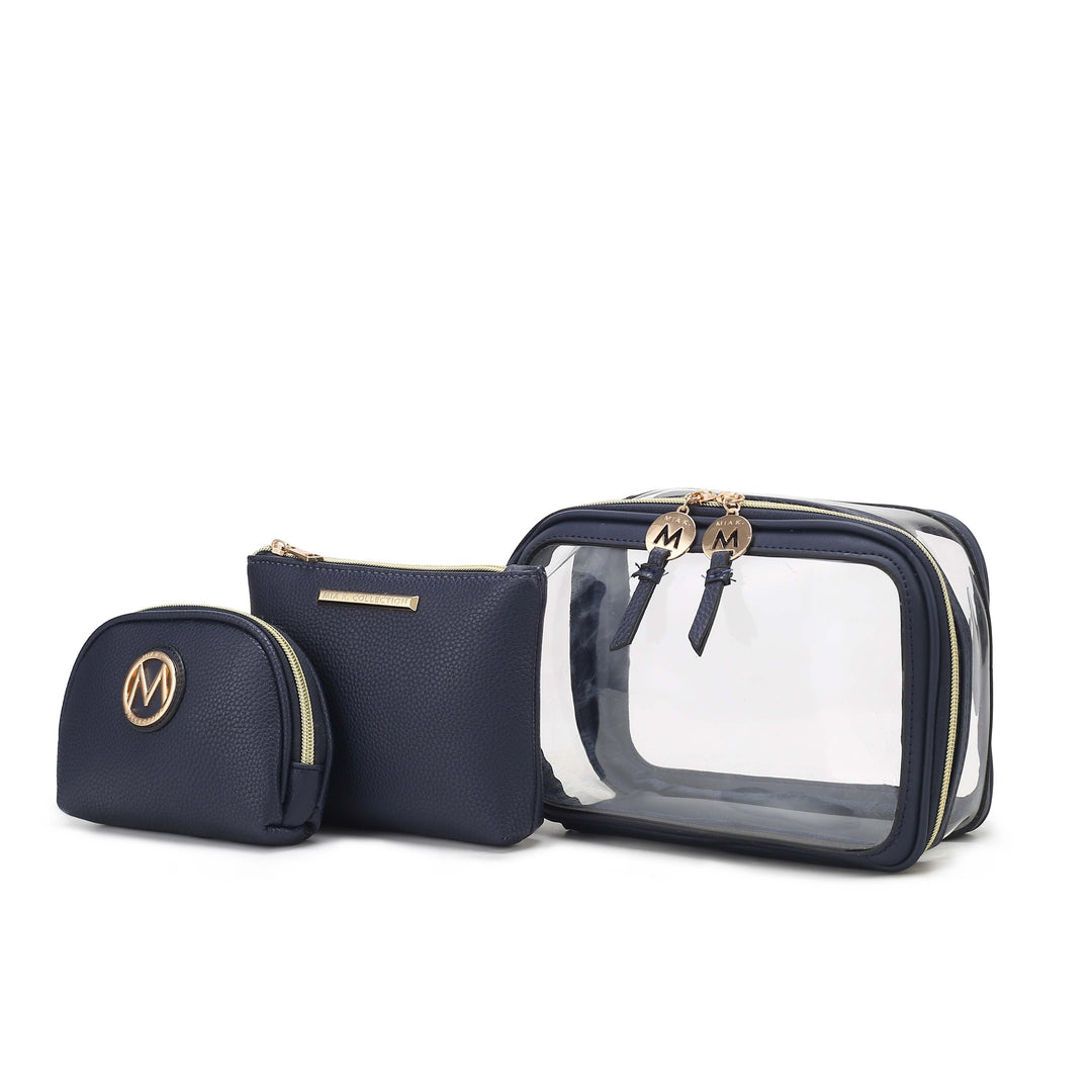 Navy Mkf Laura 10 Pcs Cosmetic Set By Mia K