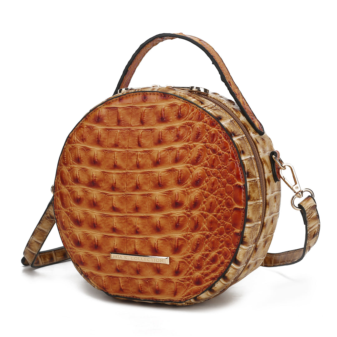 Mkf Ynnari Croc Embossed Crossbody Bag By Mia K