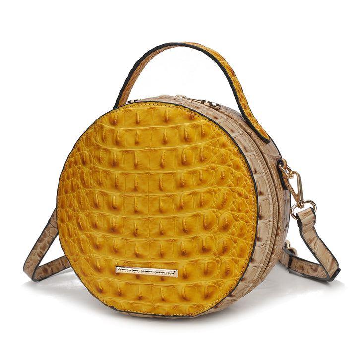 Mkf Ynnari Croc Embossed Crossbody Bag By Mia K