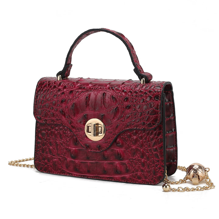 Fuchsia Mkf Mae Shoulder Bag By Mia K