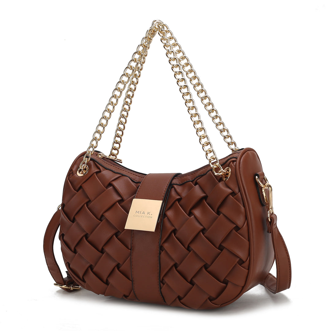 Navy Mkf Solari Braided Chain Shoulder Bag By Mia K