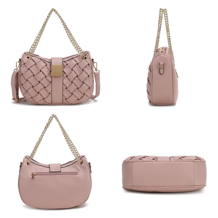 Mkf Solari Braided Chain Shoulder Bag By Mia K