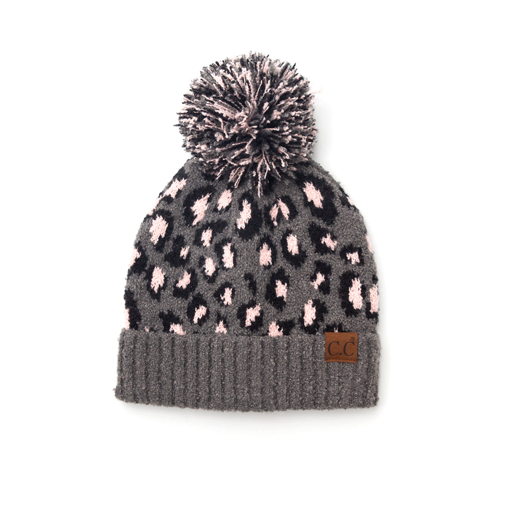 C C® Leopard Pom Beanie