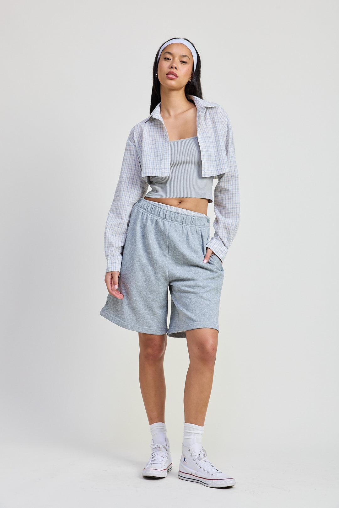 Long Sleeve Collared Button Up Shirt