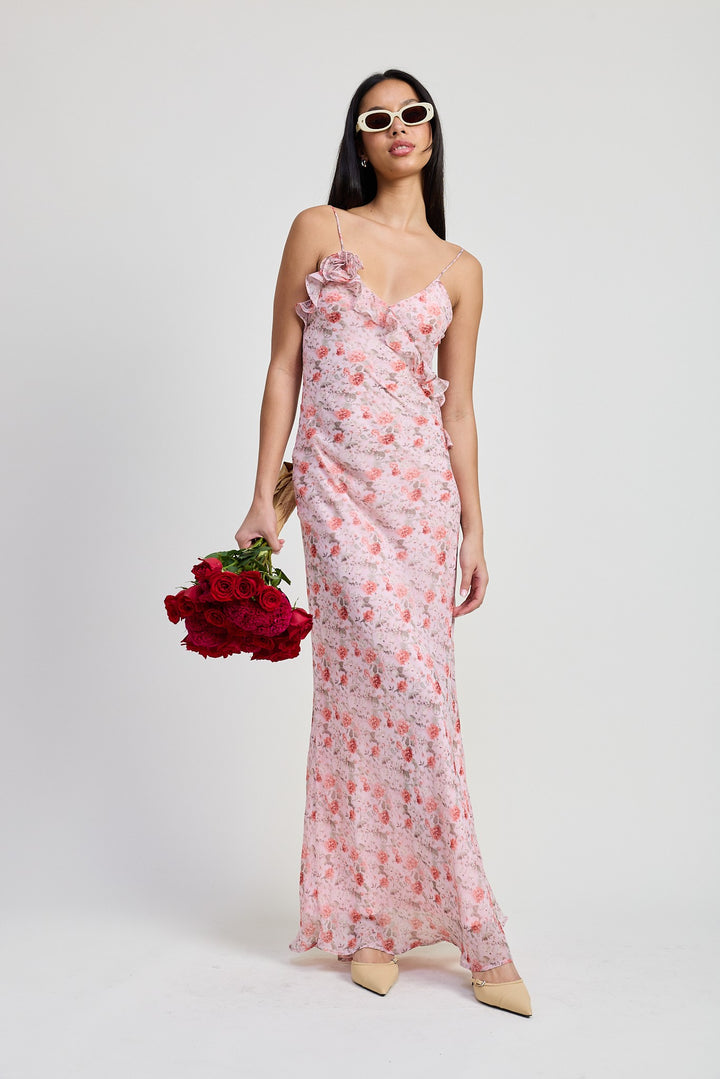 Spaghetti Strap Maxi Dress 1
