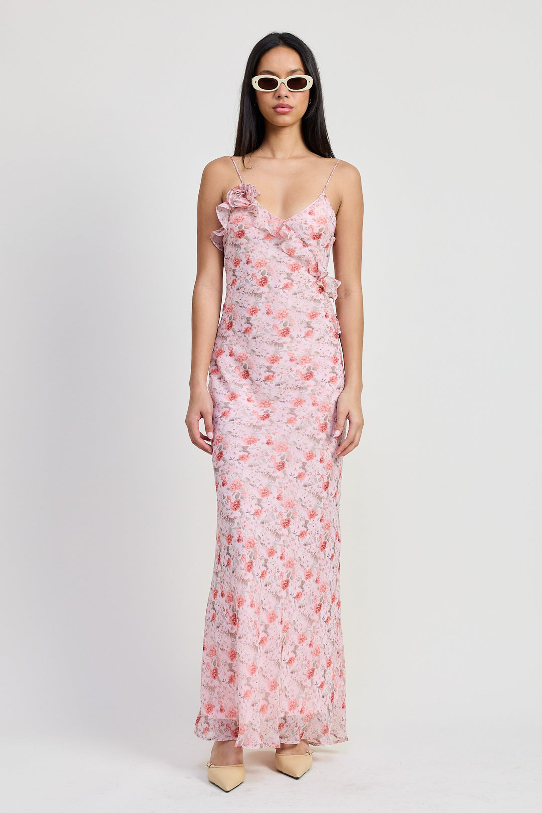Spaghetti Strap Maxi Dress 1