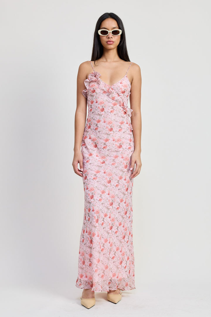 Spaghetti Strap Maxi Dress 1