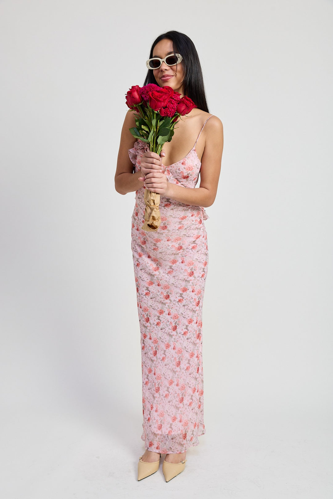 Spaghetti Strap Maxi Dress 1