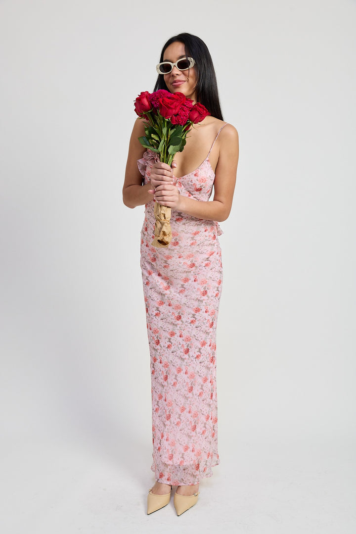 Spaghetti Strap Maxi Dress 1