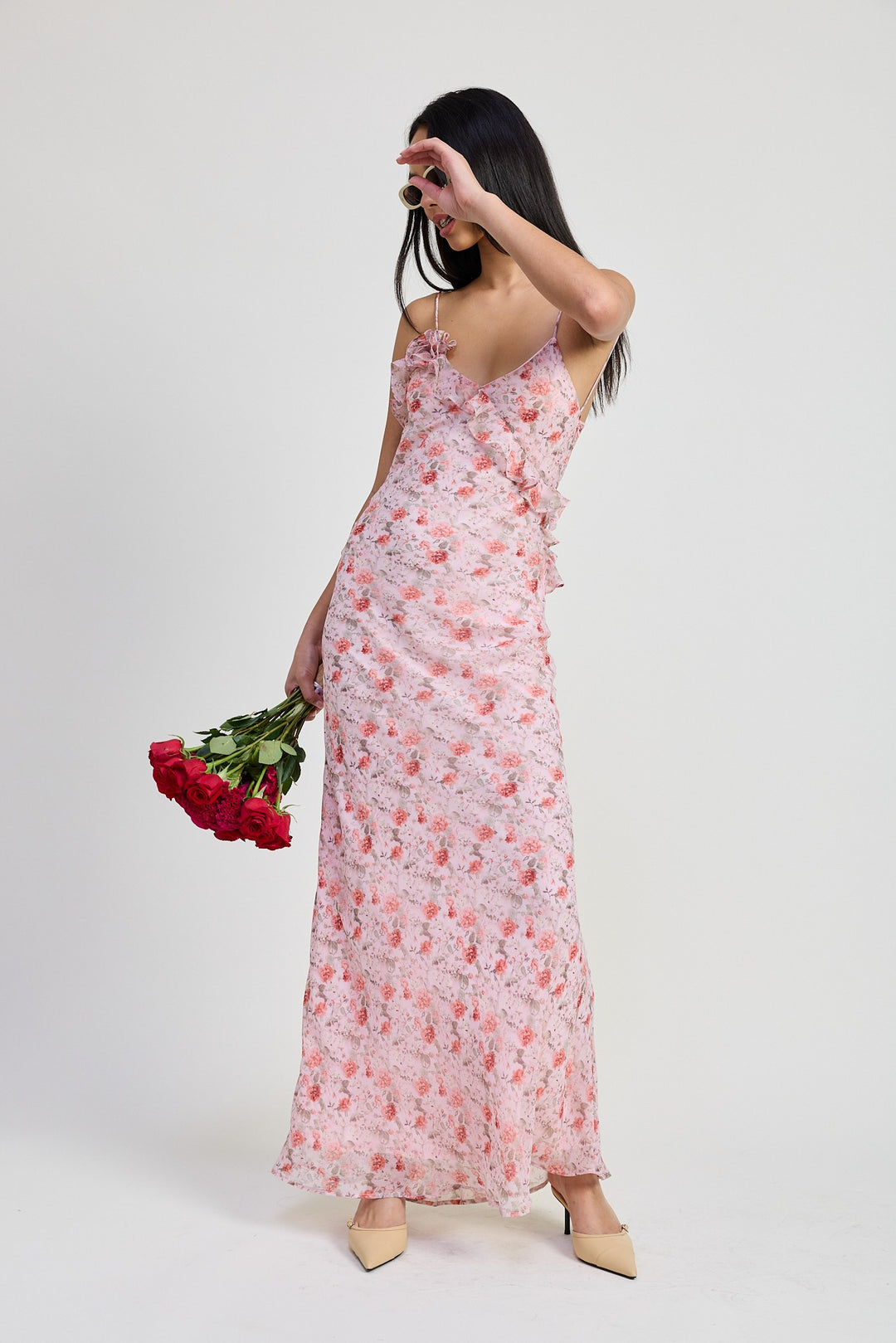 Spaghetti Strap Maxi Dress 1