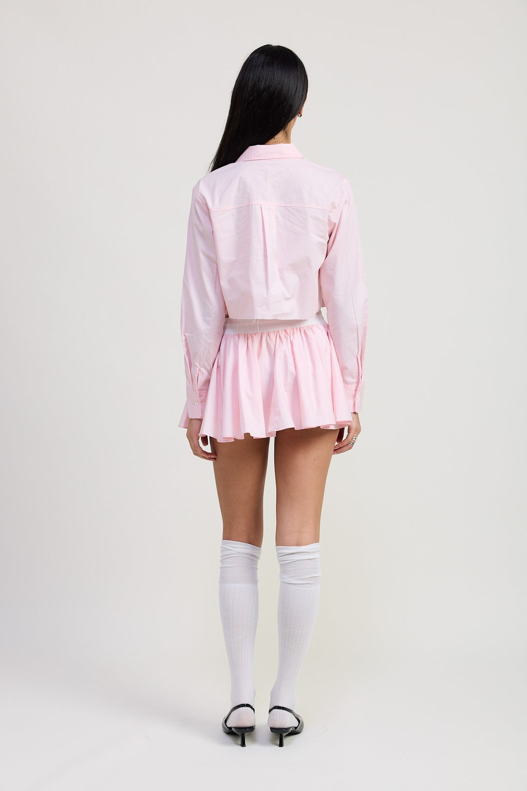 Long Sleeve Collared Button Up Shirt 1