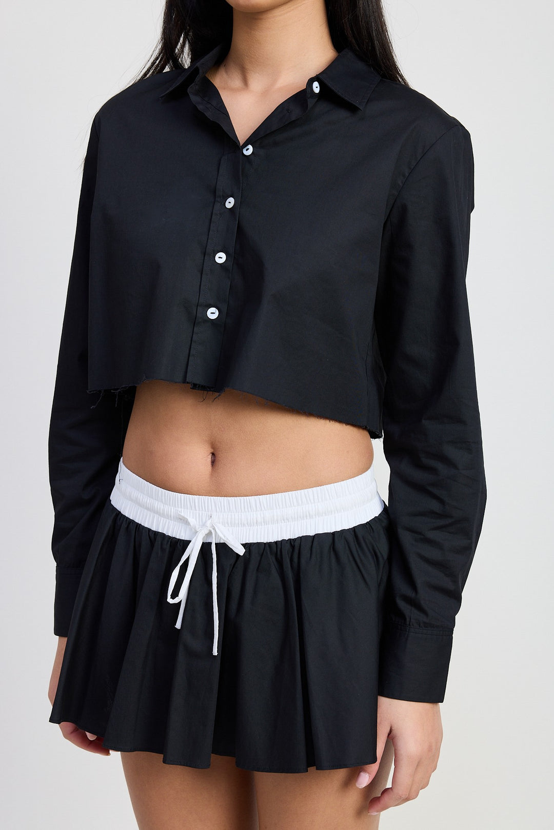 Lt Pink Long Sleeve Collared Button Up Shirt 1