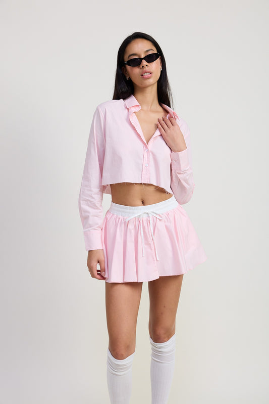 Long Sleeve Collared Button Up Shirt 1