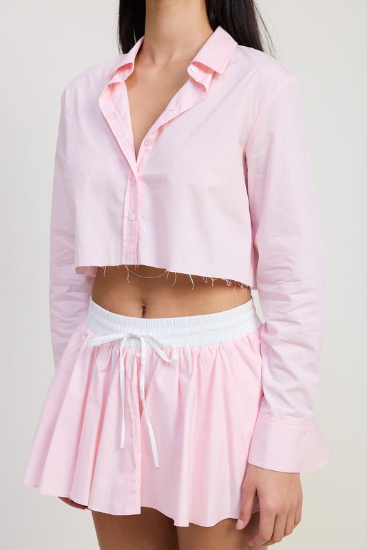 Long Sleeve Collared Button Up Shirt 1