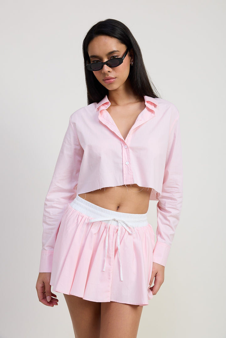 Long Sleeve Collared Button Up Shirt 1