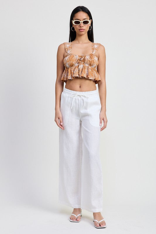 Babydoll Cropped Top