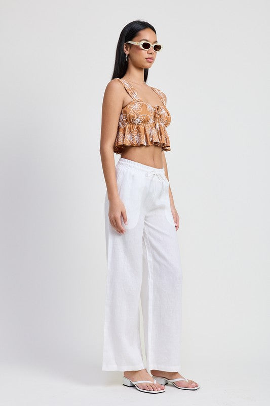 Babydoll Cropped Top