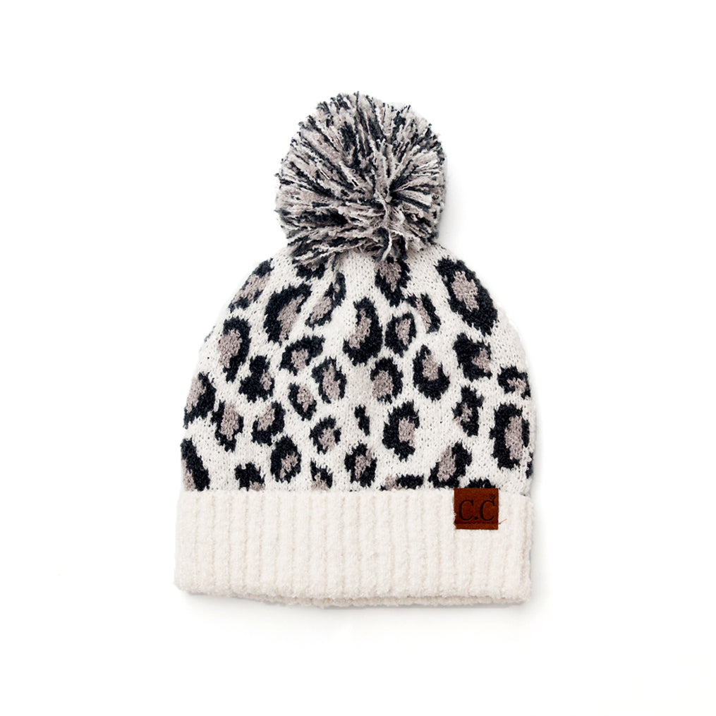 C C® Leopard Pom Beanie