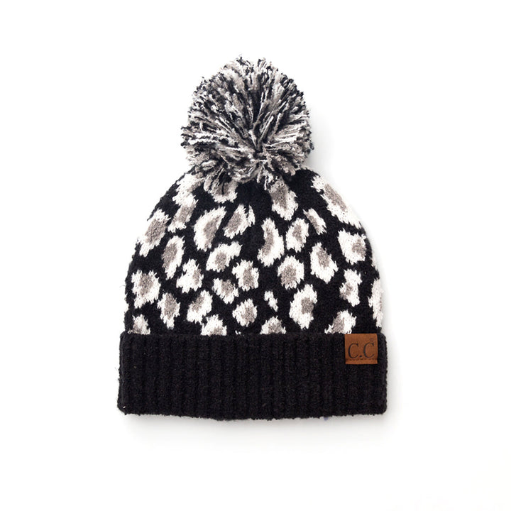 C C® Leopard Pom Beanie