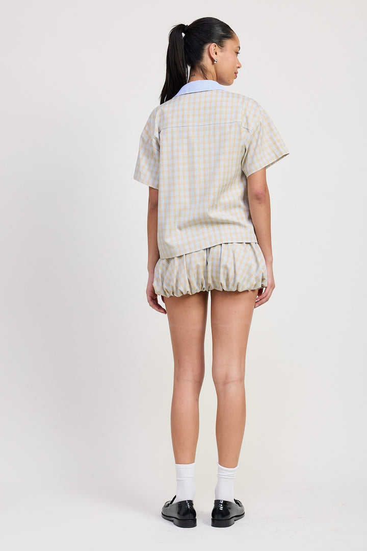 Mix Media Oversized Shirt
