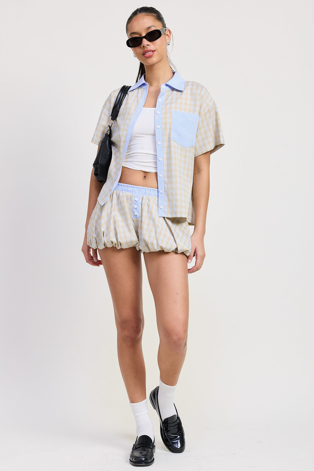 Mix Media Oversized Shirt