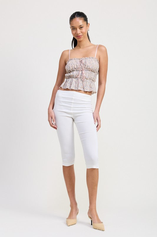 Floral Tiered Ruffle Top