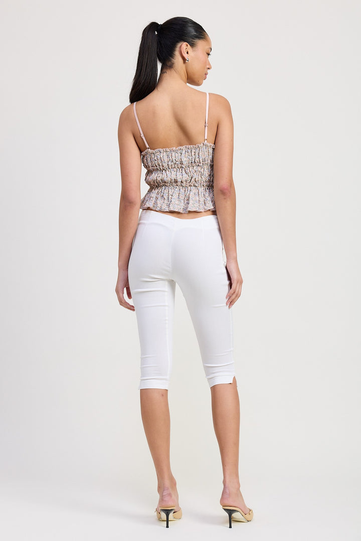 Floral Tiered Ruffle Top