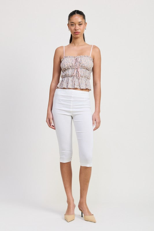 Floral Tiered Ruffle Top