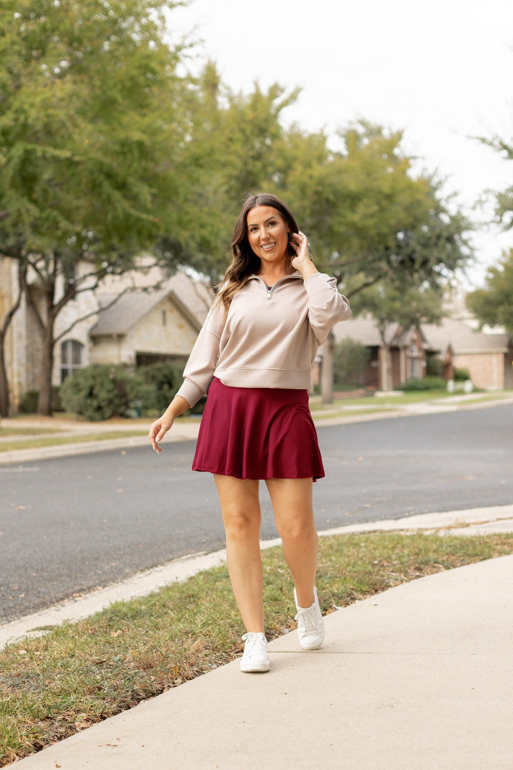 Red The Rosie Red Skort