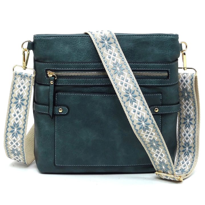 Black Guitar Strap Crossbody Bag