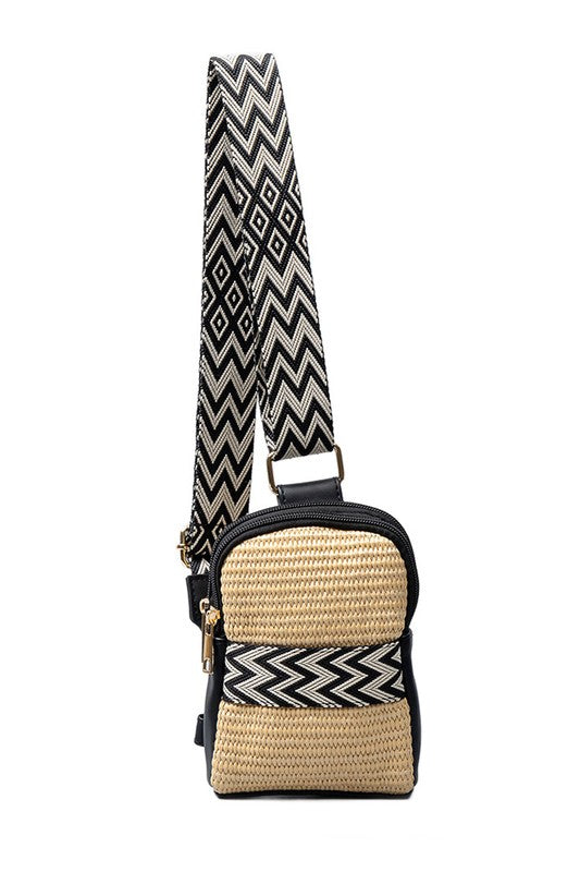 Naomi Woven Guitar Strap Sling Bag