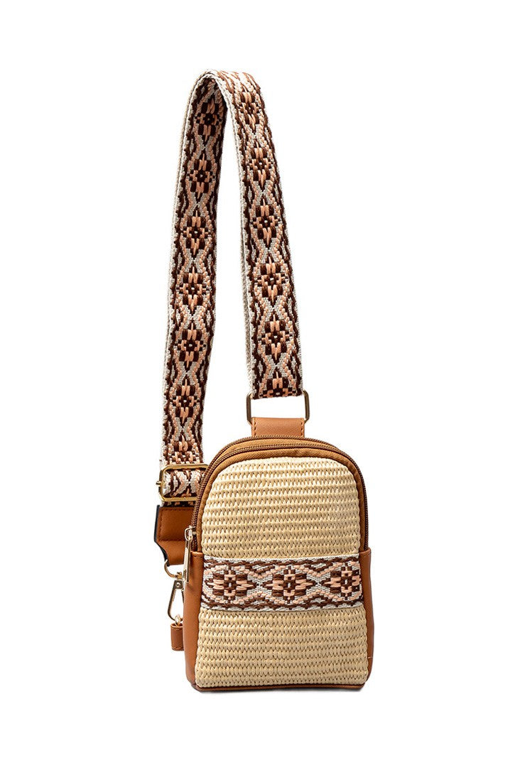 Naomi Woven Guitar Strap Sling Bag