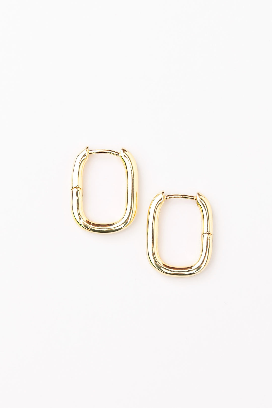 14K Stainless Steel Everyday Huggie Earrings